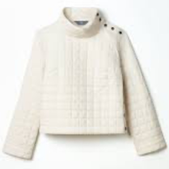 AETHER l Bardo Pullover Cream Quilt Water Resistant Lightweight Hiking Ski S - Picture 2 of 12